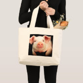 Wenig Piggy Jumbo Stoffbeutel (Vorderseite (Produkt))