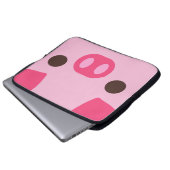 Wenig Piggy Laptopschutzhülle (Vorne Knopf)