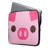 Wenig Piggy Laptopschutzhülle (Vorderseite Links)