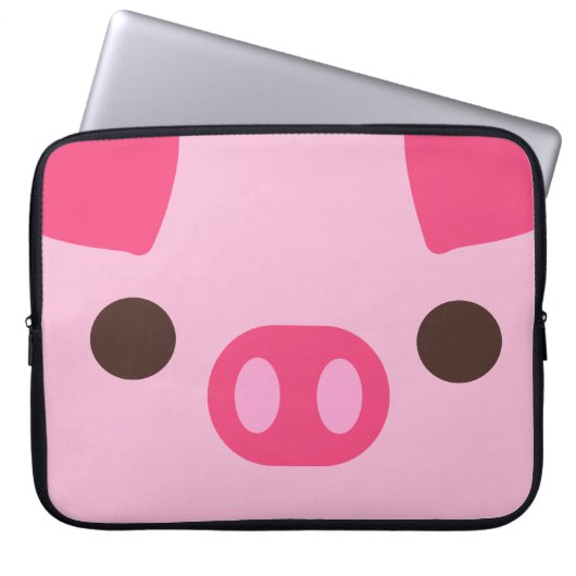 Wenig Piggy Laptopschutzhülle (Vorderseite)
