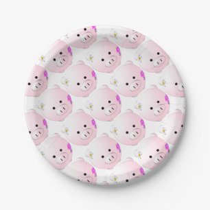 Wenig piggy pappteller