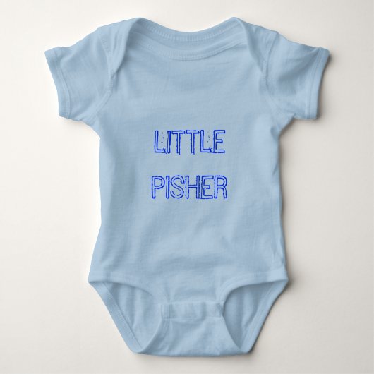 WENIG PISHER jüdisches T-Shirt oder Baby Strampler (Vorderseite)