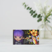 Wenig Plätzchen-asiatische Visitenkarte (Stehend Vorderseite)