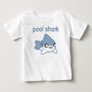 Wenig Pool-Haifisch scherzt T - Shirts