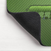 Wenig Problem (Grün) Mousepad (Ecke)