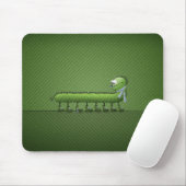 Wenig Problem (Grün) Mousepad (Mit Mouse)