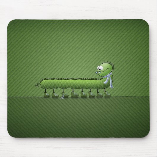 Wenig Problem (Grün) Mousepad (Vorne)