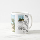 Wenig Punktsable-Leuchtturm-Michigan-Kaffee-Tasse Kaffeetasse (VorderseiteRechts)