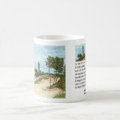 Wenig Punktsable-Leuchtturm-Michigan-Kaffee-Tasse Kaffeetasse (Mittel)