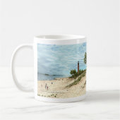Wenig Punktsable-Leuchtturm-Michigan-Kaffee-Tasse Kaffeetasse (Links)