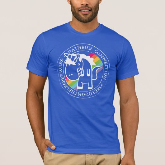 Wenig Regenbogen-Verbindung kleiner T-Shirt (Vorderseite)