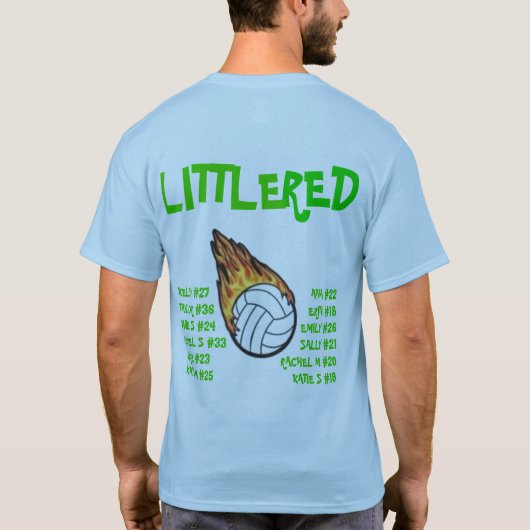 WENIG ROT T-Shirt (Rückseite)