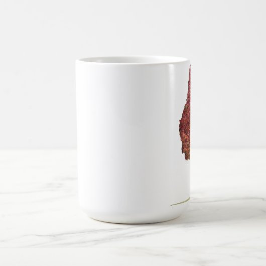 Wenig rote Baum-Tasse Kaffeetasse (Mittel)