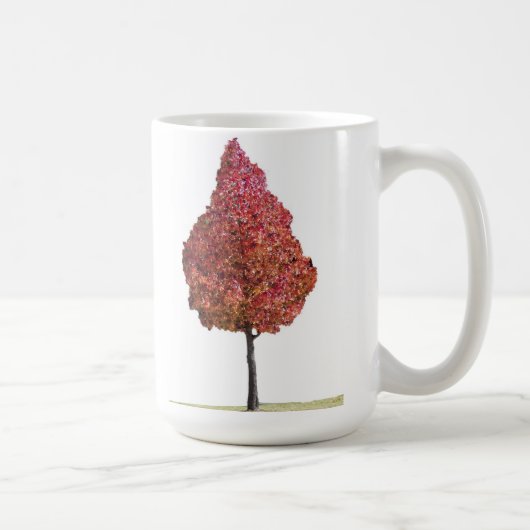 Wenig rote Baum-Tasse Kaffeetasse (Rechts)