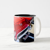 Wenig rote Korvette Zweifarbige Tasse (VorderseiteRechts)