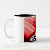 Wenig rote Korvette Zweifarbige Tasse (Links)