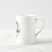 Wenig roter Reitwelpe Porzellantasse (Rechts)