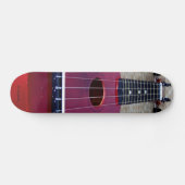 Wenig roter Ukulele Skateboard (Horizontal)