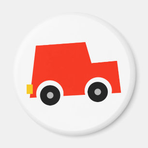 Wenig rotes Auto Magnet