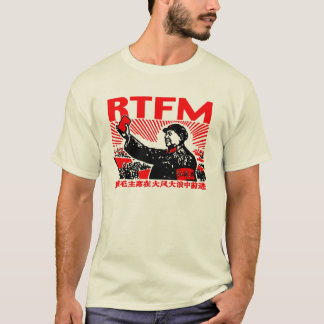 Wenig rotes Buch RTFM Maos T-Shirt
