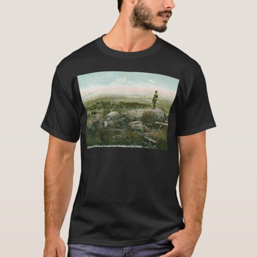 Wenig runde Spitze, Gettysburg-Schlachtfeld Vintag T-Shirt (Vorderseite)