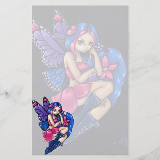 "Wenig schüchternes" Briefpapier (Vorderseite)