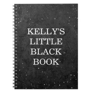 Wenig Schwarzbuch-Tafel-Art - personifizieren Sie Notizblock