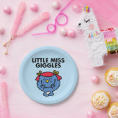 Wenig schwarze Beschriftung Fräulein-Giggles | Pappteller (Party)