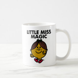 Wenig schwarze Beschriftung Fräulein-Magic   Kaffeetasse