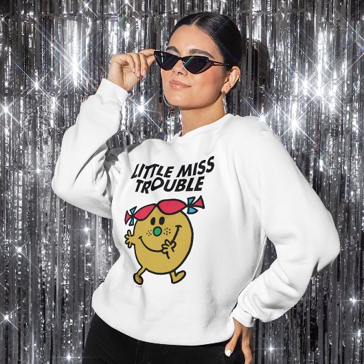 Wenig schwarze Beschriftung Fräulein-Trouble | T-Shirt