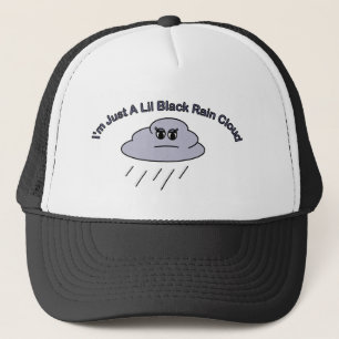 Wenig schwarze Regen-Wolke Truckerkappe