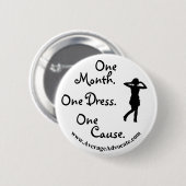 Wenig schwarzer Kleiderknopf (durchschnittlicher Button (Vorne & Hinten)