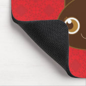 Wenig schwarzes Häschen alter- egoMausunterlage Mousepad (Ecke)