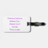 Wenig SIS-Gewohnheits-Gepäckanhänger Gepäckanhänger (Rückseite horizontal)