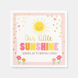 Wenig Sonnenschein Serviette