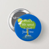 Wenig Sprössling Button (Vorne & Hinten)