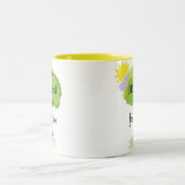 Wenig Sprössling Zweifarbige Tasse (Mittel)