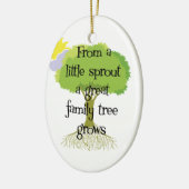 Wenig Sprösslings-Genealogie-Verzierung Keramik Ornament (Links)