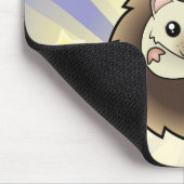 Wenig Stern-Pygmäe-Igel Mousepad (Ecke)