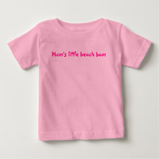 Wenig Strandgammler der Mama Baby T-shirt