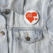 Wenig Stück des Liebeherz-Abzeichens Button (Beispiel)