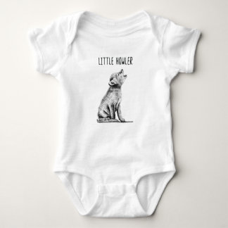 Wenig Summer-Wolf-CUB-Baby-Anzug Baby Strampler