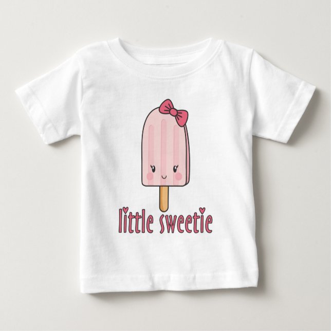 Wenig SweetiePopsicle Baby T-shirt (Vorderseite)