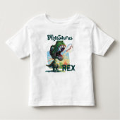 Wenig T Rex gemalt Kleinkind T-shirt (Vorderseite)
