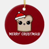 Wenig Toast-Weihnachten Keramik Ornament (Vorne)