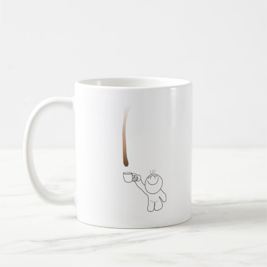 Wenig Tropfen-Typ-Tasse Kaffeetasse (Links)