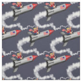 Wenig Trumpf auf einem Rocket Stoff (Muster)