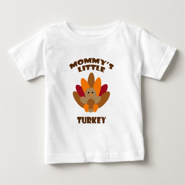 Wenig Türkei der Mama Baby T-shirt (Vorderseite)