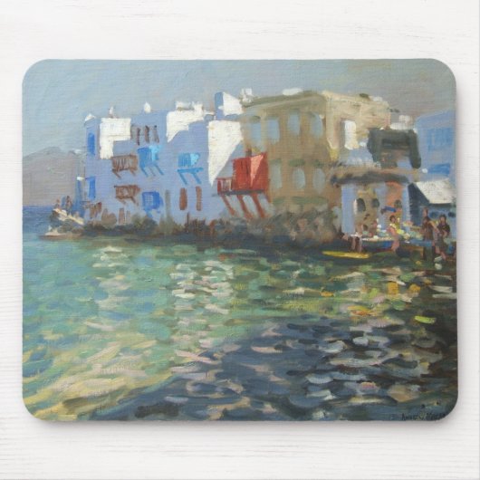 Wenig Venedig Mykonos Mousepad (Vorne)