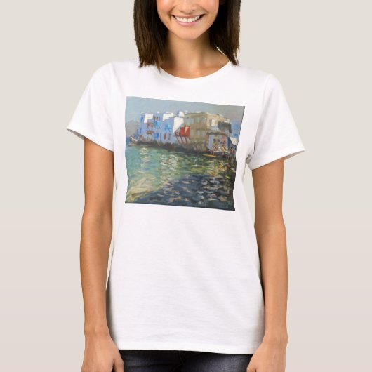 Wenig Venedig Mykonos T-Shirt (Vorderseite)